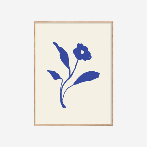 Floral III・Plakat・Blátt