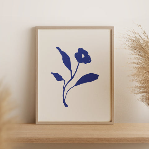 Floral III・Plakat・Blátt