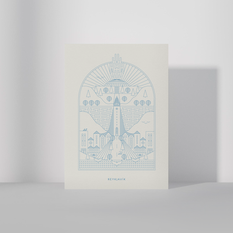 Reykjavíkurborg・Blátt・A6