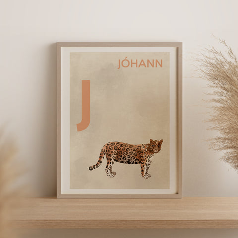 Íslenska stafrófið・J・Plakat