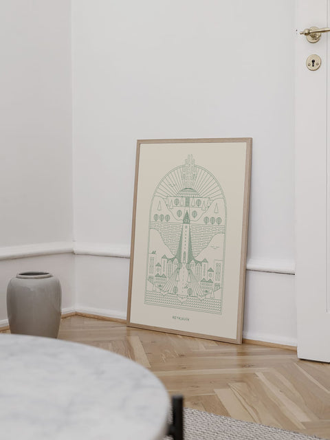 Reykjavíkurborg・Plakat・Grænt
