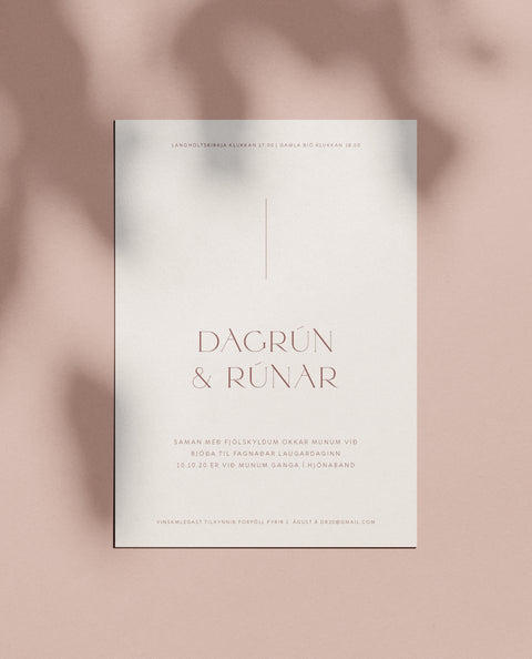NÚMER 6 — BOÐSKORT