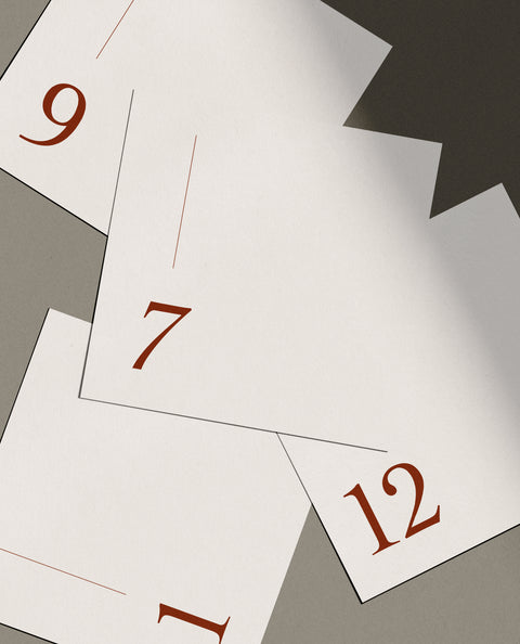 NÚMER 2 — BORÐAMERKINGAR