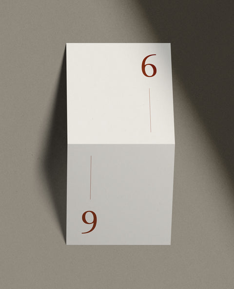 NÚMER 2 — BORÐAMERKINGAR