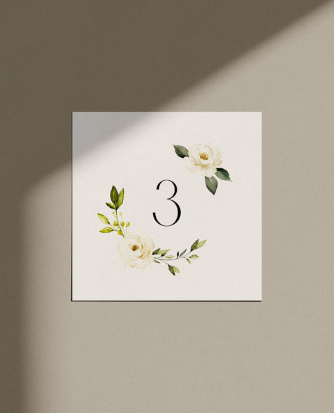 NÚMER 1 — BORÐAMERKINGAR