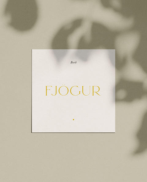 NÚMER 5 — BORÐAMERKINGAR