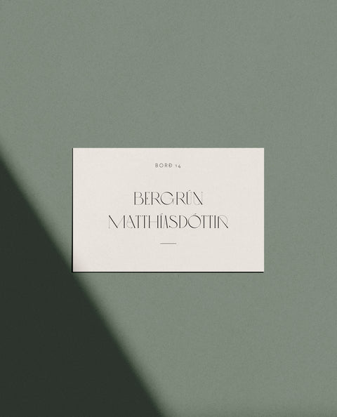 NÚMER 3 — SÆTAMERKINGAR