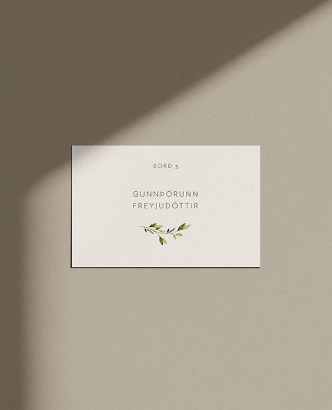NÚMER 1 — SÆTAMERKINGAR