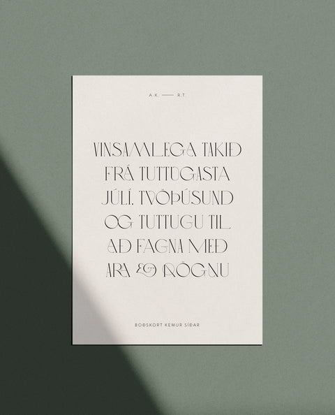 NÚMER 3 — TAKIÐ DAGINN FRÁ