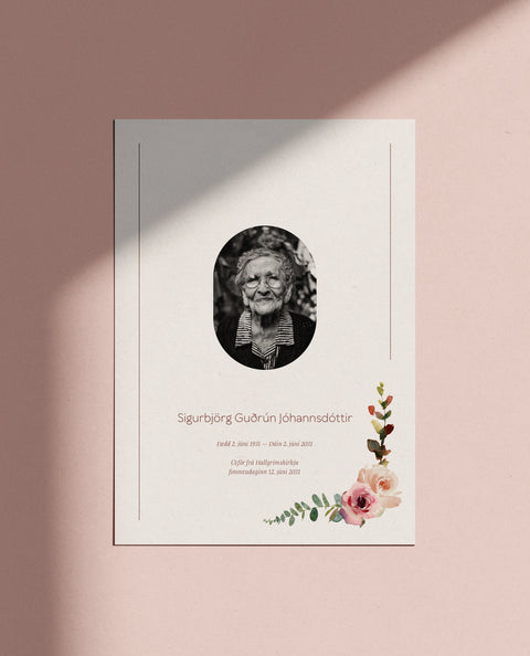 Sálmaskrá — Númer 1 — 4 síður