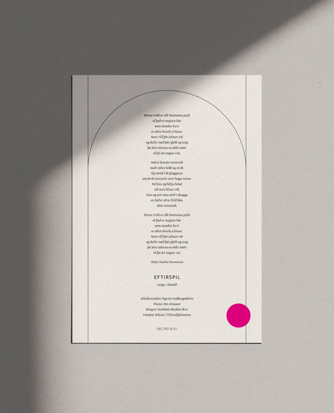 Sálmaskrá — Númer 4 — 4 síður