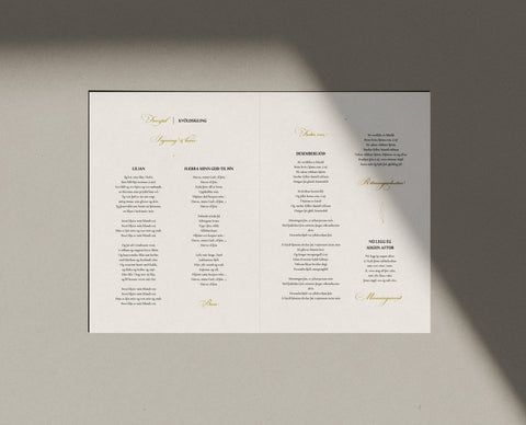 Sálmaskrá — Númer 5 — 4 síður